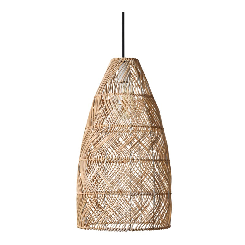Tanna Long Rattan Pendant Light - Lighting.co.za