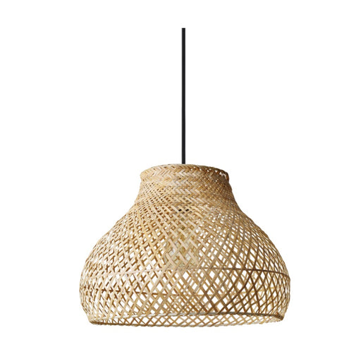 Shannon Cone Rattan Bamboo Pendant Light - Lighting.co.za