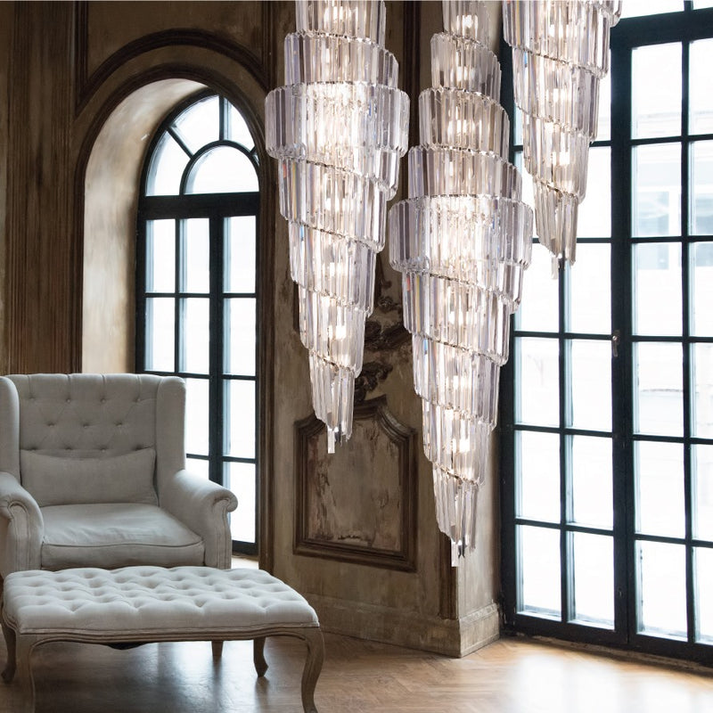 Carousel 25 Light Vertical Crystal Chandelier - Lighting.co.za