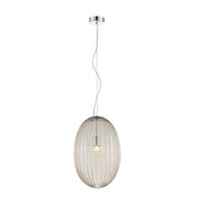 Marilyn Rippled Glass Pendant Light 2 Sizes - Lighting.co.za