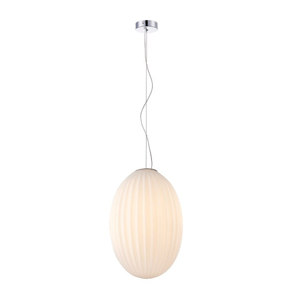 Marilyn Rippled Glass Pendant Light 2 Sizes - Lighting.co.za