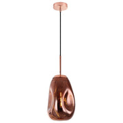 Morpheus Oval Or Round Copper Or Smoke Glass Pendant Light - Lighting.co.za