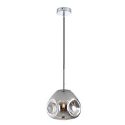 Morpheus Oval Or Round Copper Or Smoke Glass Pendant Light - Lighting.co.za