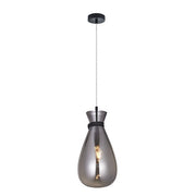 Pouch Amber Or Smoke Glass Pendant Light - Lighting.co.za