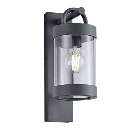 Chic Black Lantern Outdoor Wall Light - Lighting.co.za