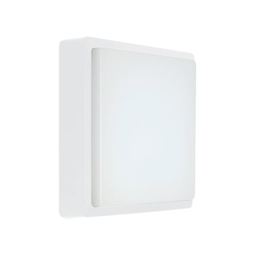 Kwele Square Black | White LED Outdoor Bulkhead Light - Lighting.co.za