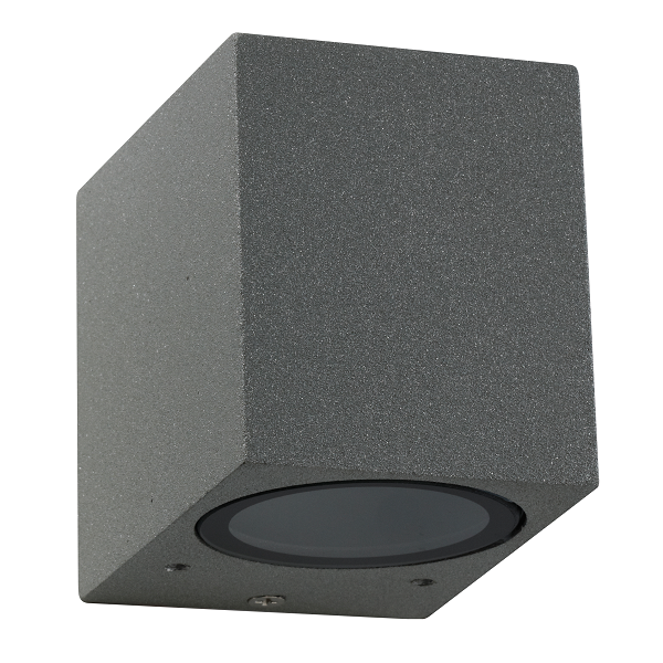 Olympia GU10 Square Down Only Outdoor Wall Light - Lighting.co.za