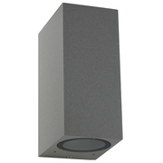 Olympia GU10 Square Up Down Outdoor Wall Light - Lighting.co.za