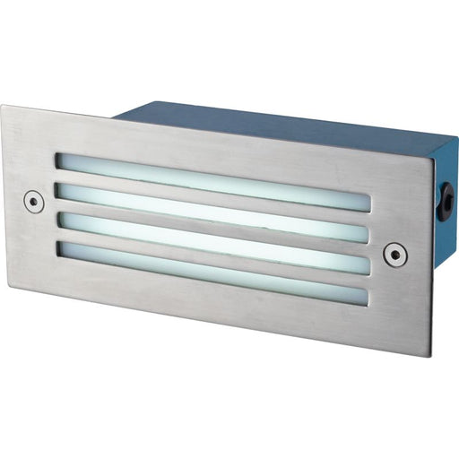 Cara Silver LED Grid Recessed Brick Step Light - Lighting.co.za