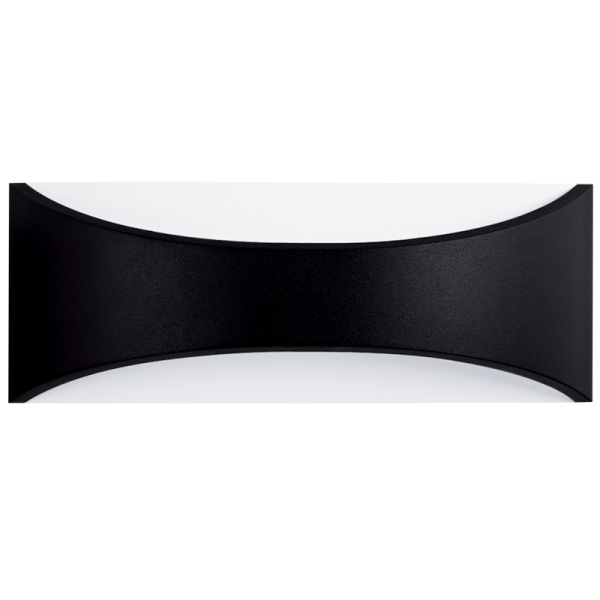 Roko Curve Black LED Outdoor Wall Light - Lighting.co.za