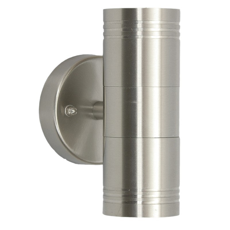 Genoa Stainless Steel GU10 Up Down Outdoor Wall Light - Lighting.co.za