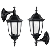 Kent Black Convertible Up Or Down Outdoor Lantern Wall Light - Lighting.co.za