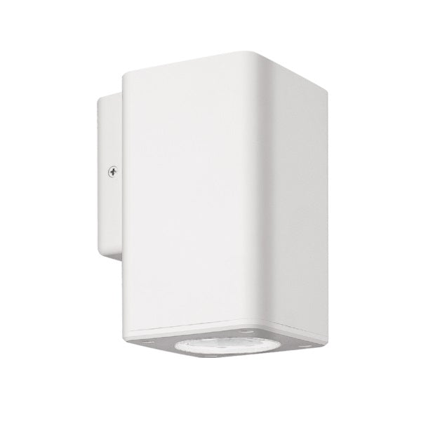 Floris Square ABS GU10 Down Facing Outdoor Wall Light - Lighting.co.za
