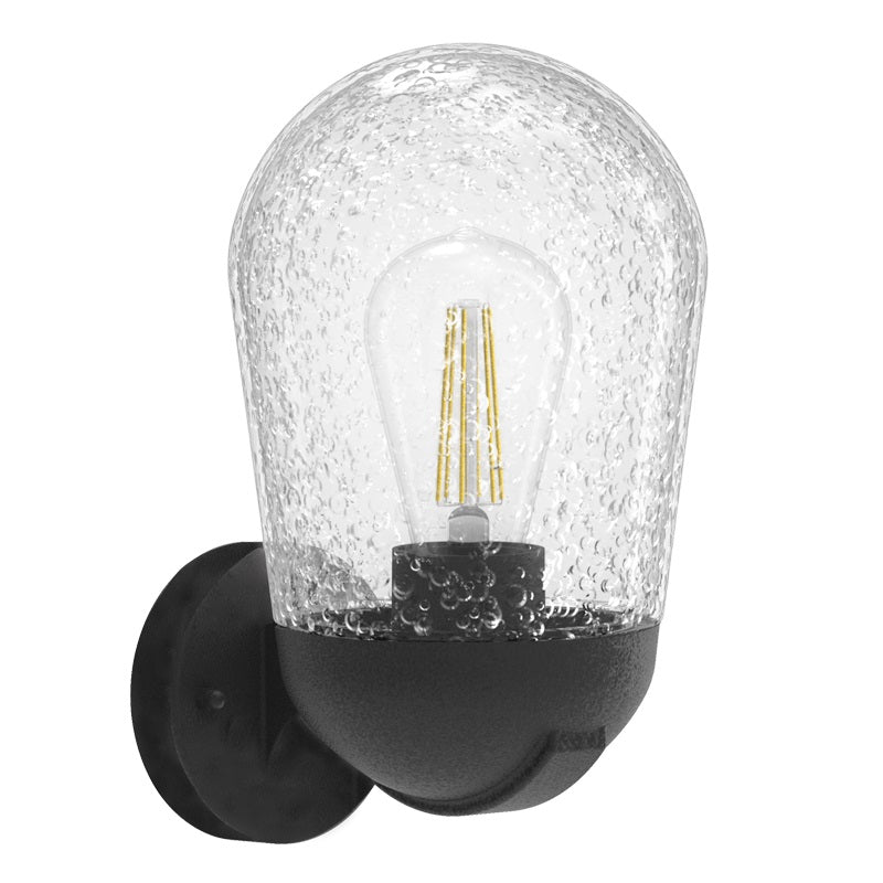 Bexley Black Outdoor Lantern Wall Light - Lighting.co.za