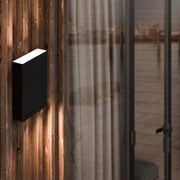 Terre 4 Watt LED Black | White Up Down Outdoor Wall Light - Lighting.co.za