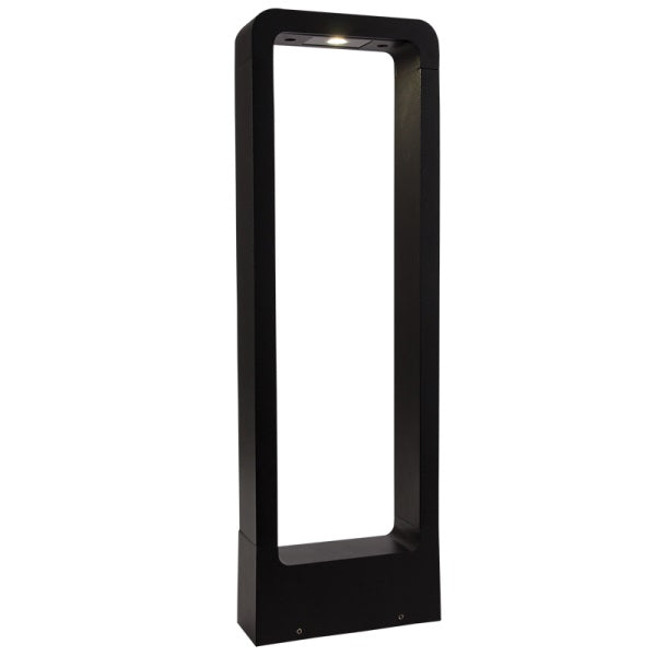 Lane Black 7 Watt LED Outdoor Bollard Light - Lighting.co.za