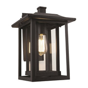 Logan Down Facing Outdoor Lantern Wall Light - Lighting.co.za