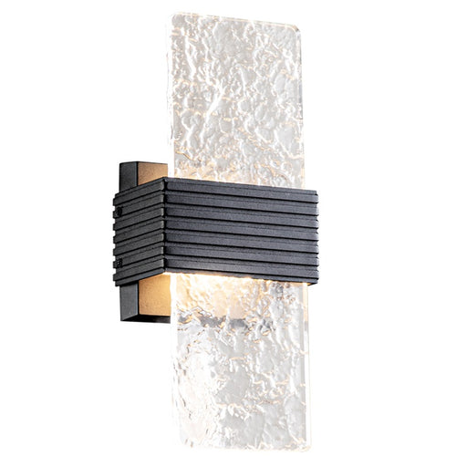 Cheval Black and Clear LED Outdoor Wall Light - Lighting.co.za