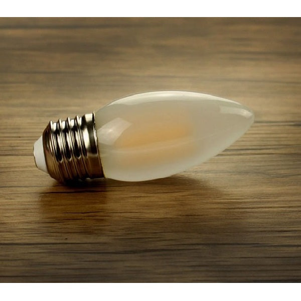 E27 Candle LED Filament Soft Hue 4W 2900K Non Dim E - Lighting.co.za