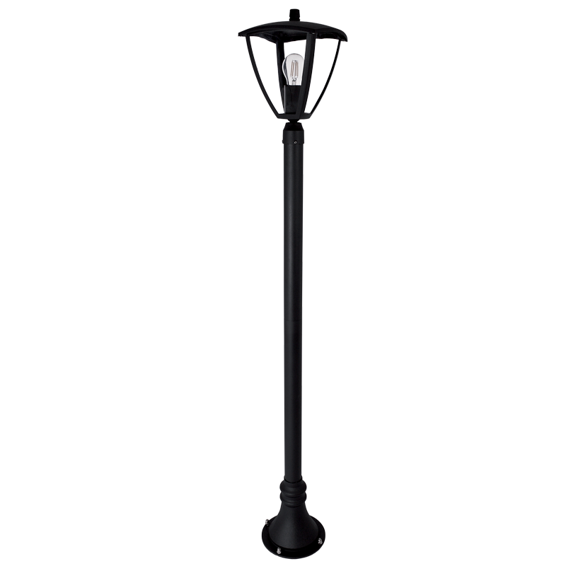 Kent Outdoor Black Bollard Light - Lighting.co.za