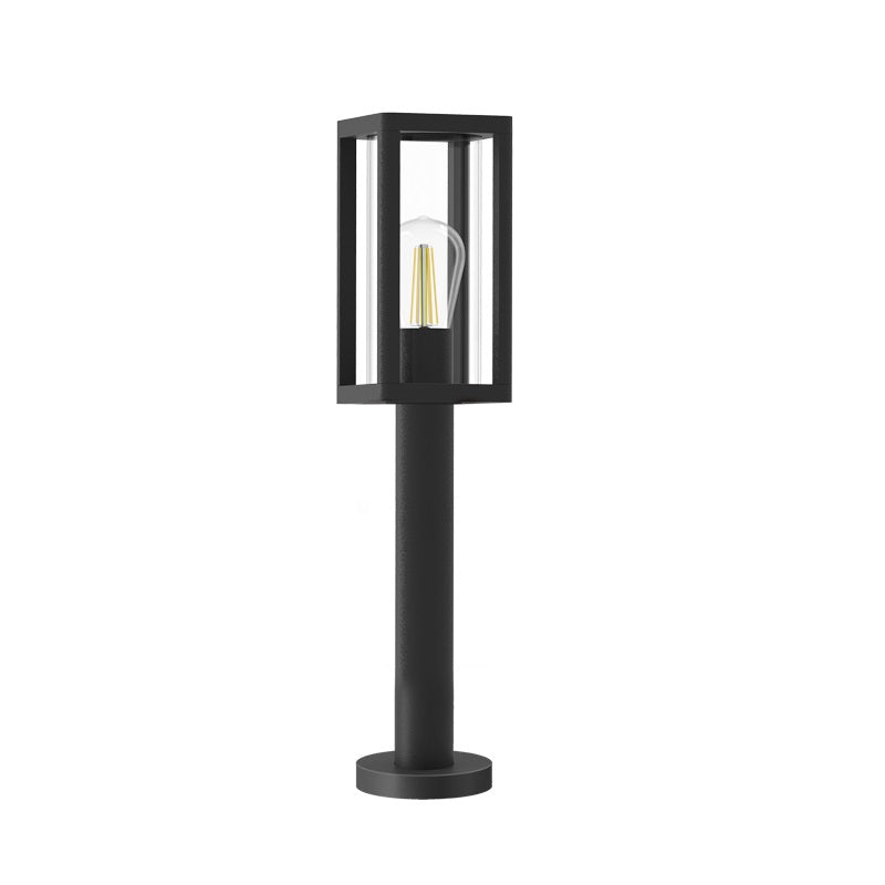Dover Rectangle Outdoor Lantern Bollard Light - Lighting.co.za