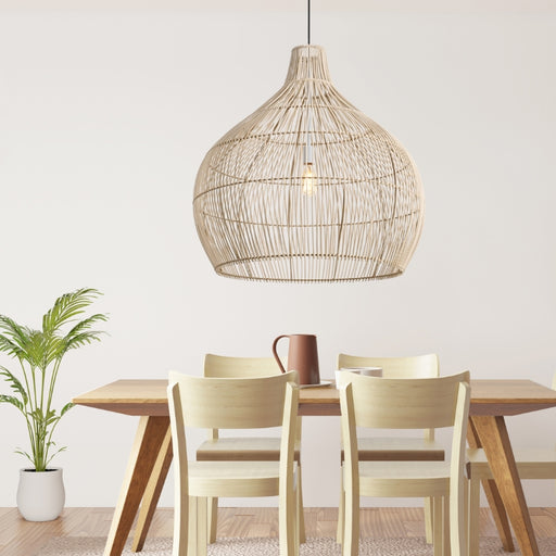 Haiti Woven Rattan Bamboo Pendant Light 3 Sizes - Lighting.co.za