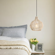 Radley Woven Rattan Bamboo Pendant Light 2 Sizes - Lighting.co.za
