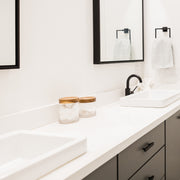 Avery Black Rectangular Mirror 2 Sizes - Lighting.co.za