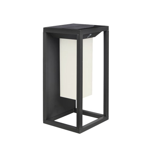 Amara Solar LED Outdoor Lantern Wall Light - Lighting.co.za
