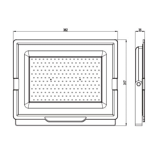 Floodlight 200W LED 6500K Daylight - Lighting.co.za