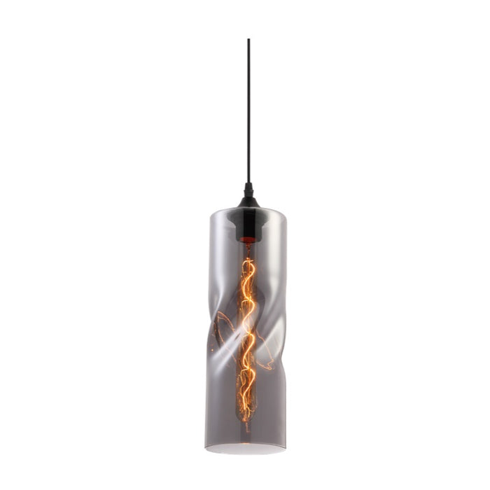 Forma Clear | Amber | Smoke Twisted Glass Shade - Lighting.co.za