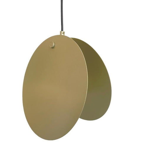 Dover Disk Metallic Gold Pendant Light - Lighting.co.za