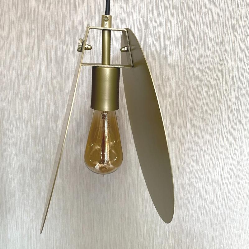 Dover Disk Metallic Gold Pendant Light - Lighting.co.za