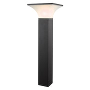 Lennox Dark Grey and Opal Outdoor Bollard Light - Lighting.co.za