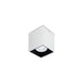 Lone Straight Square Black or White GU10 Surface Mounted Down Light - Lighting.co.za