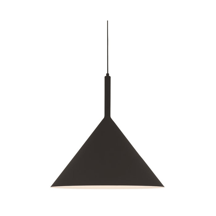 Loom Large Cone Black | White | Copper Pendant Light - Lighting.co.za