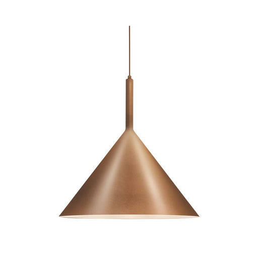 Loom Large Cone Black | White | Copper Pendant Light - Lighting.co.za