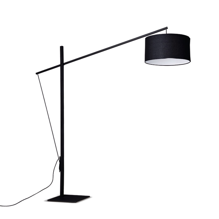 Lovable Black Nordic Arc Spazio Floor Lamp - Lighting.co.za
