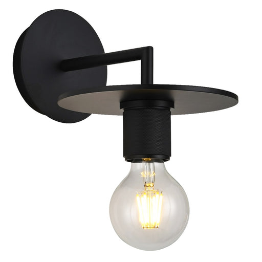 Luna Style Disk Black | Gold | Chrome Wall Light - Lighting.co.za