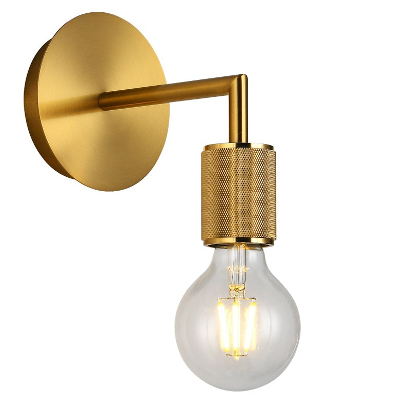 Luna Style Plain Black | Gold | Chrome Wall Light - Lighting.co.za