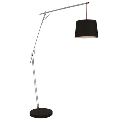 Mantis Black Or White And Wood Cantilever Floor Lamp - Lighting.co.za