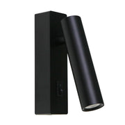 Look Round Black Or White LED Bedside Reading Wall Light - Lighting.co.za