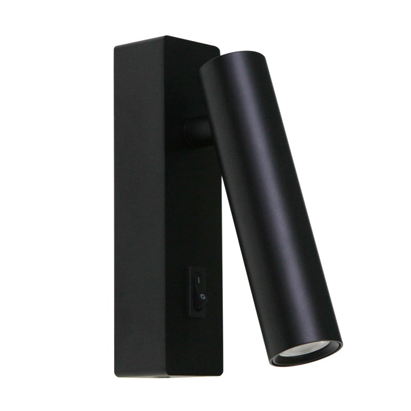 Look Round Black Or White LED Bedside Reading Wall Light - Lighting.co.za