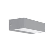 Mite CTC Black | Grey Rectangular Up Down 12W LED Outdoor Wall Light 2 Sizes - Lighting.co.za