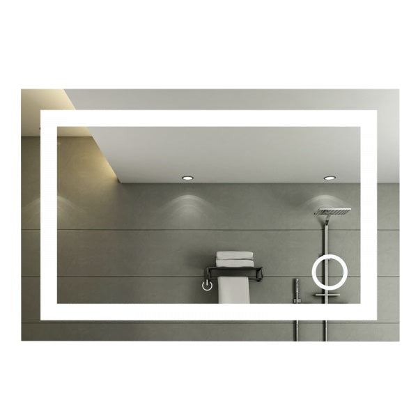 Valeria Rectangular LED Bathroom Mirror Wall Light 2 Sizes - Lighting.co.za