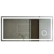 Valeria Rectangular LED Bathroom Mirror Wall Light 2 Sizes - Lighting.co.za