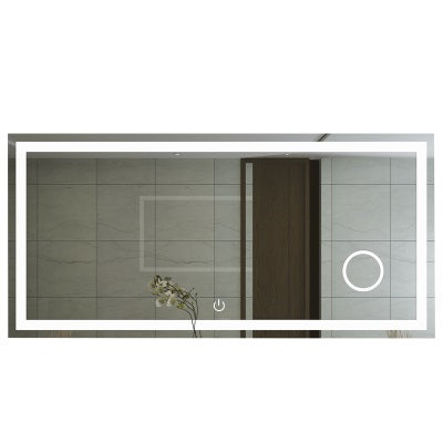 Valeria Rectangular LED Bathroom Mirror Wall Light 2 Sizes - Lighting.co.za