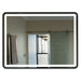Anura Black Frame Rectangular LED Bathroom Mirror Wall Light - Lighting.co.za