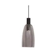Malaga Black and Smoke Glass Pendant Light - Lighting.co.za