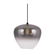 Mallorca Large Smoke Clear Ombre Glass Pendant Light - Lighting.co.za